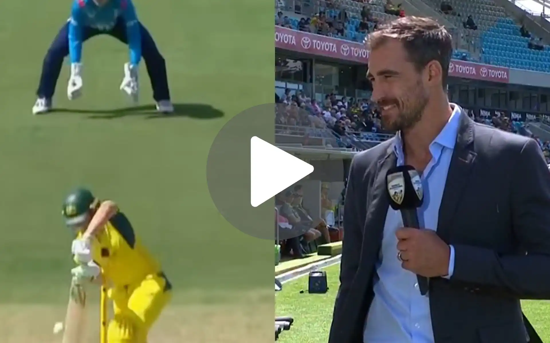 [Watch] Husband Starc Commentates On Wife Healy's Dismissal; One Of A Kind Moment In Ashes!